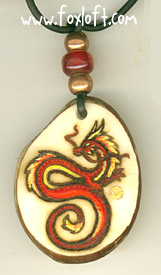 Fire Dragon Pendant