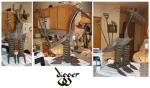 Digger, the junk art sculpture. Digger, the junk art sculpture.