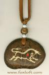 Carved Aurochs Pendant