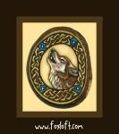 Celtic Wolf Pendant