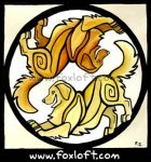 Yin Yang Dogs - Golden Retrievers - Playbow