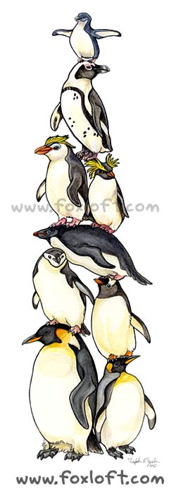 Bird Stack - Penguins