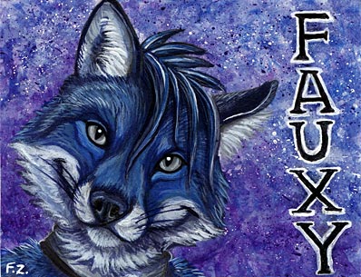 Blue Fox Badge