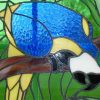 Macaw Window Closeup