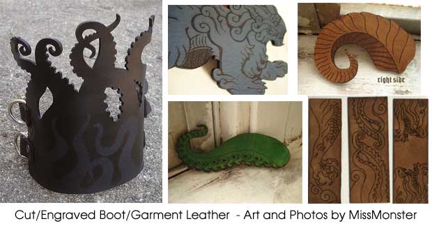 Laser Cut Leather